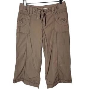 Anthropologie Hei Hei Women’s Size 8 Brown Cropped Baggy Pants